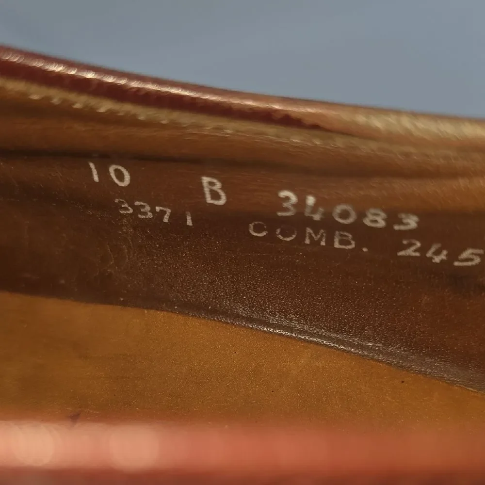 Allen Edmonds Brown Leather Derby Shoes